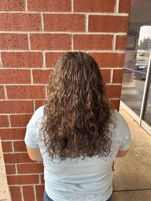 Another child's cut with clean sides.