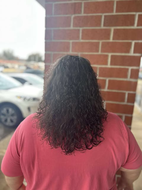 Curl taming result with defined curls.