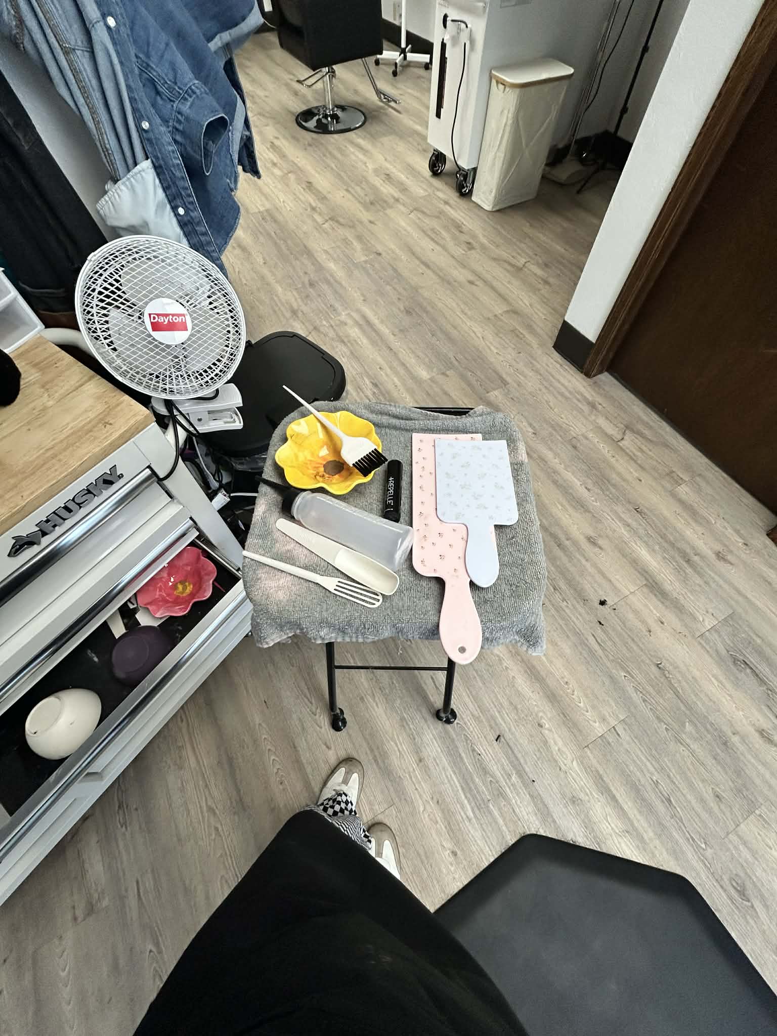 Bleach service result.