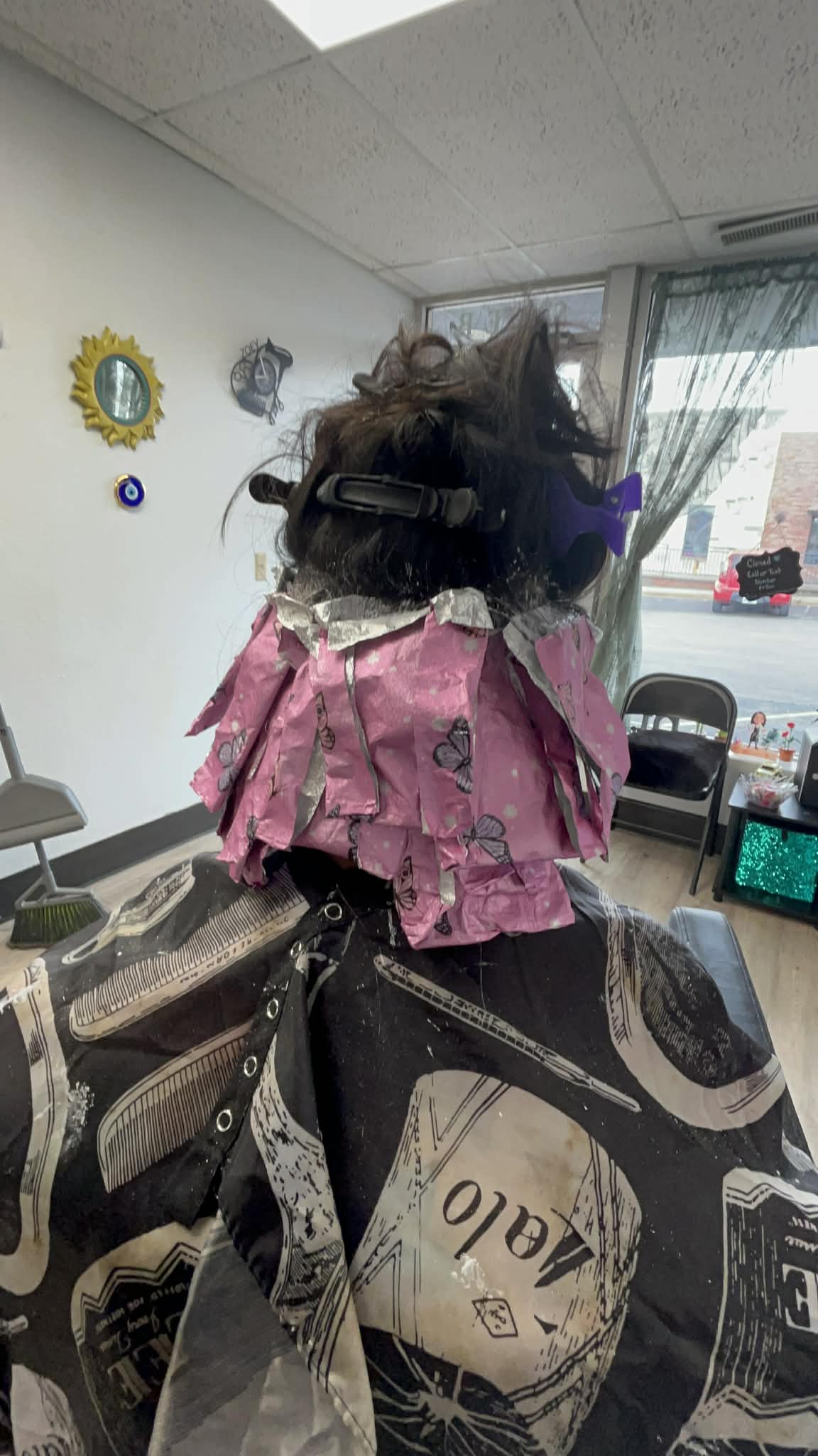 Bleach service result.