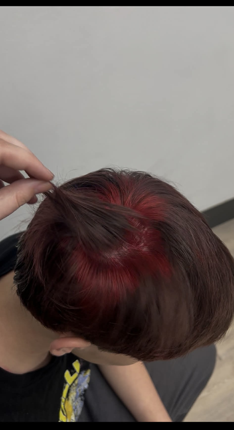 Color service result.