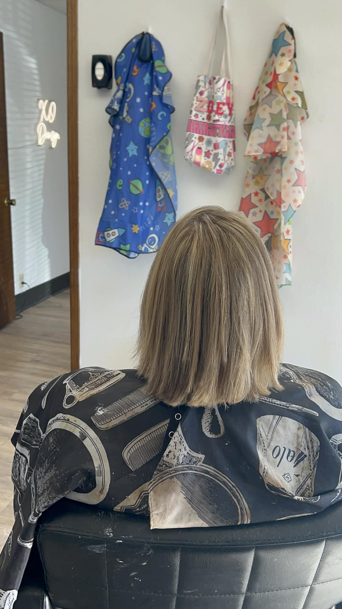 Color service result.