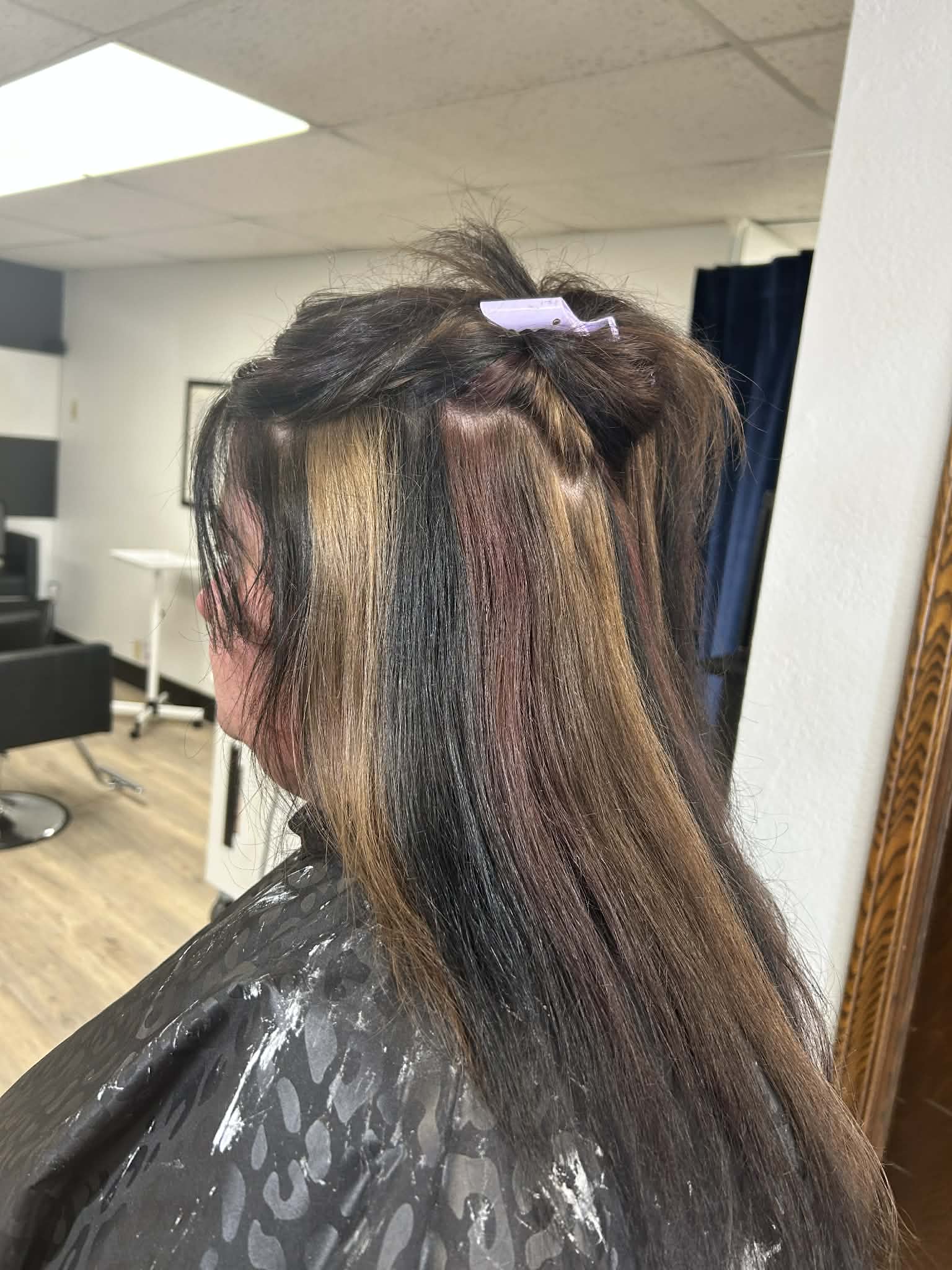 Color service result.