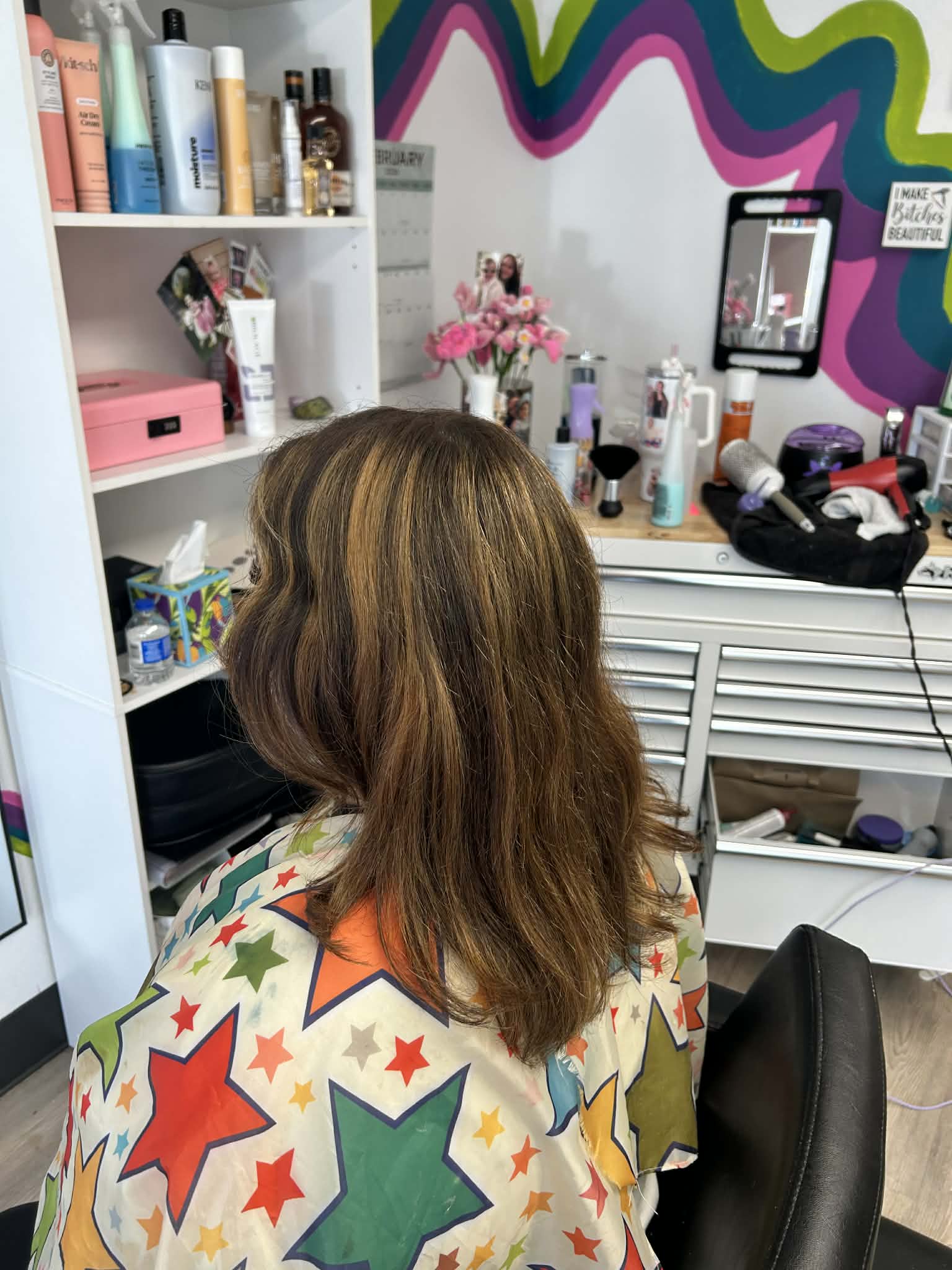 Color service result.