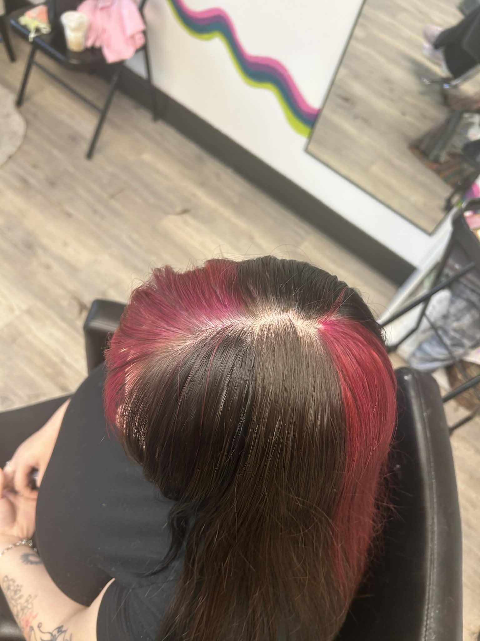 Color service result.