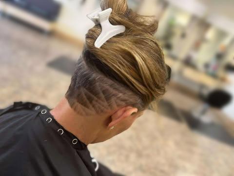 Design line haircut.