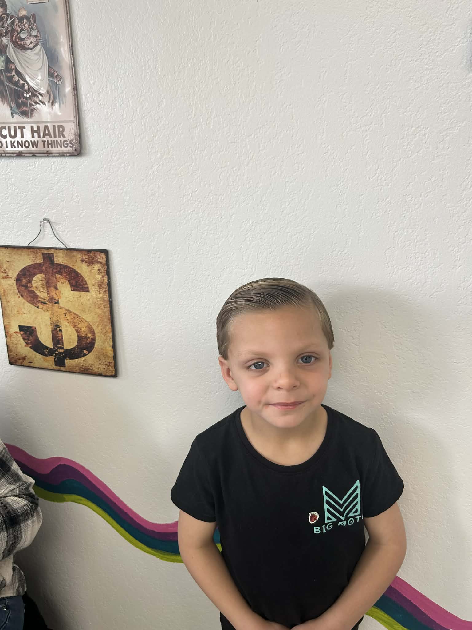 Kid-friendly cut result.