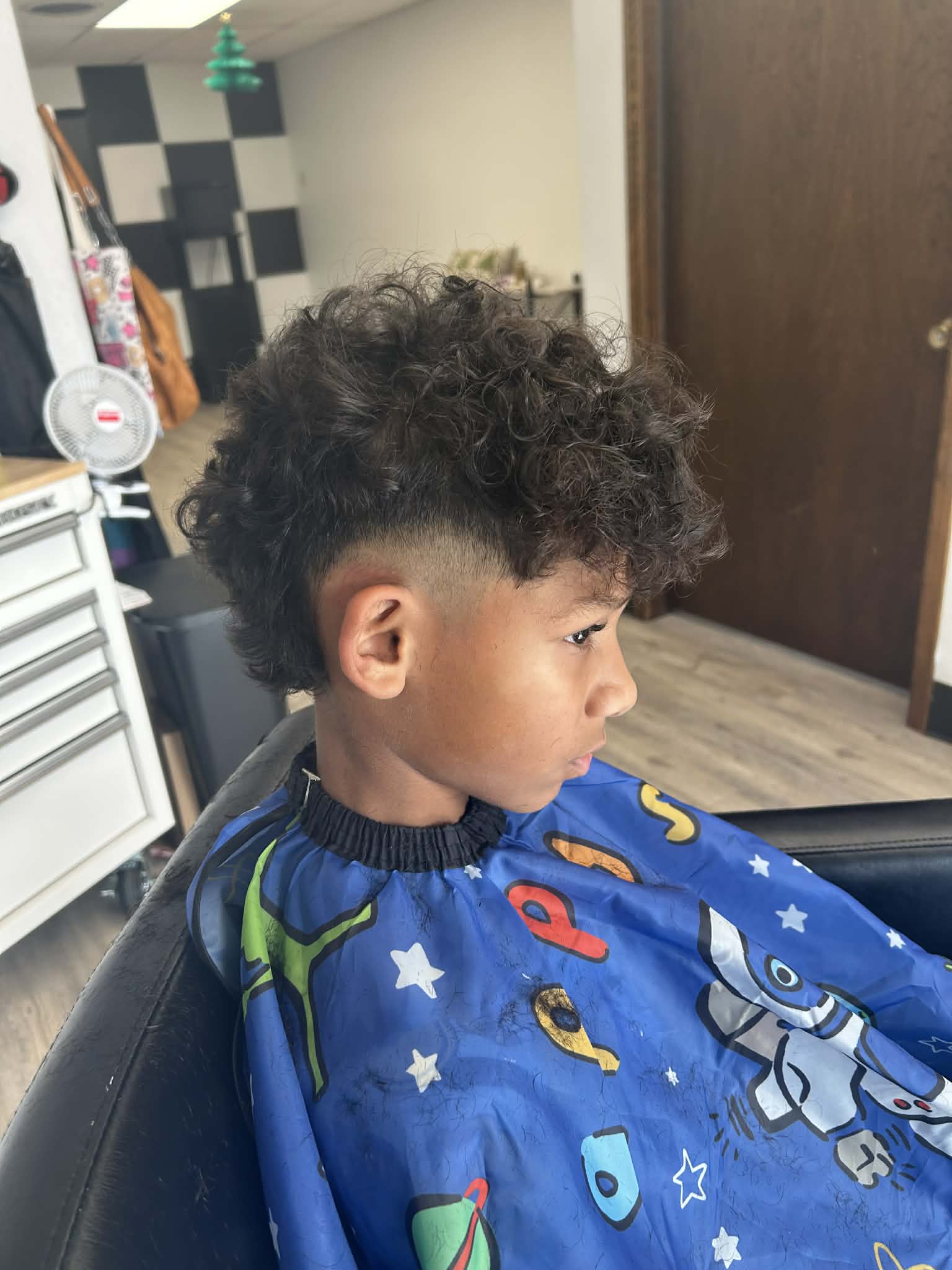 Kid-friendly cut result.