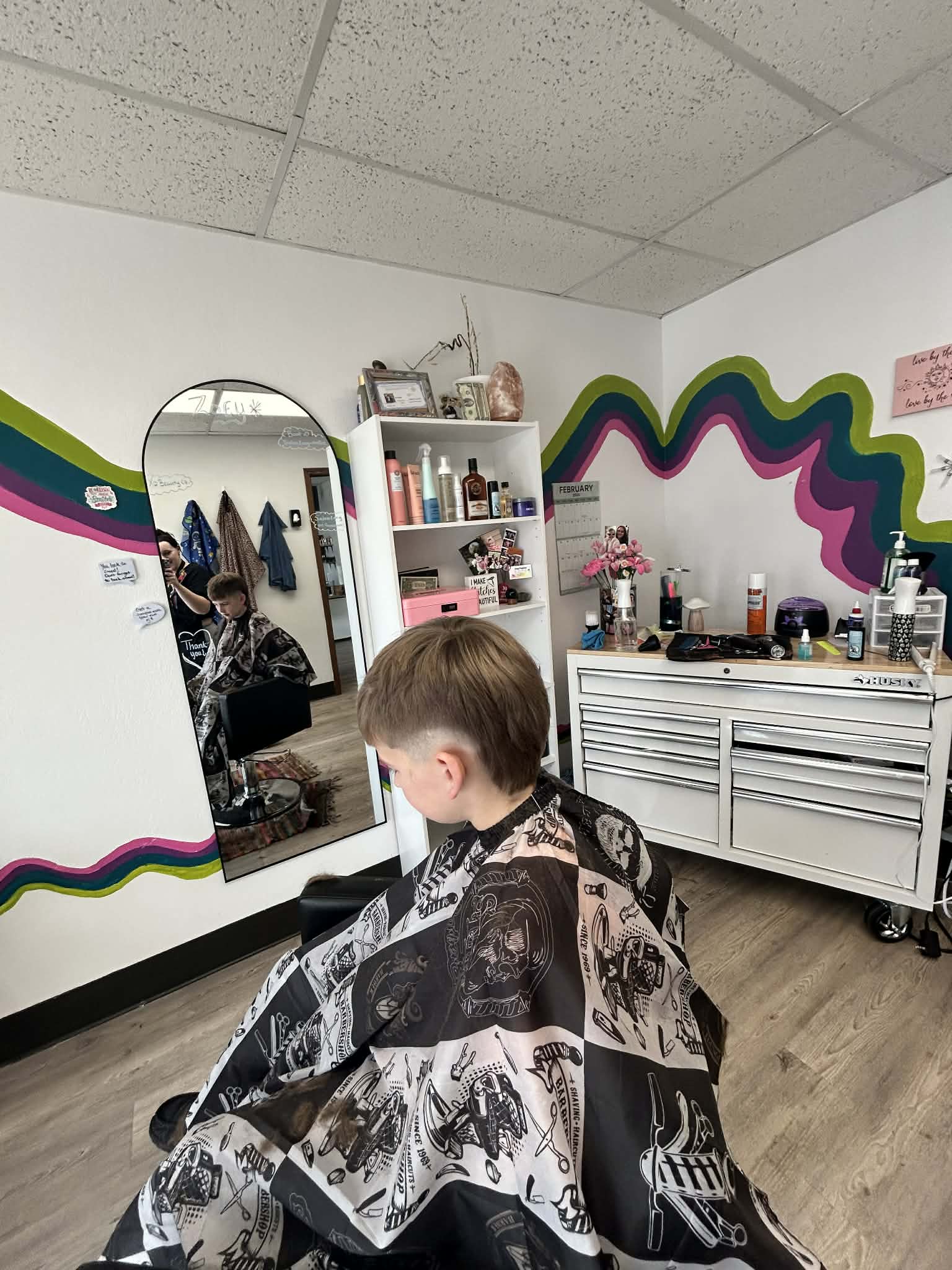Kid-friendly cut result.