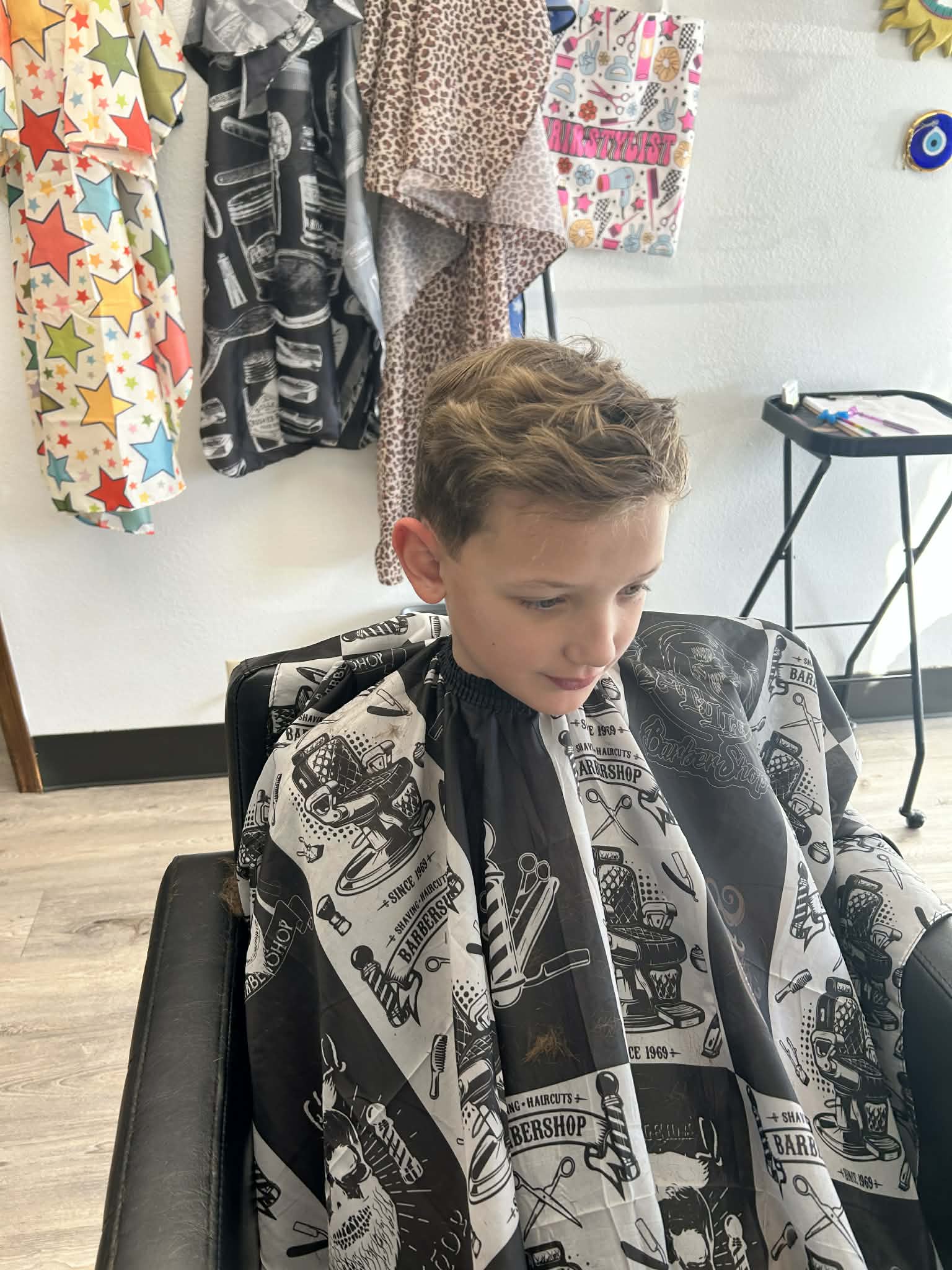 Kid-friendly cut result.