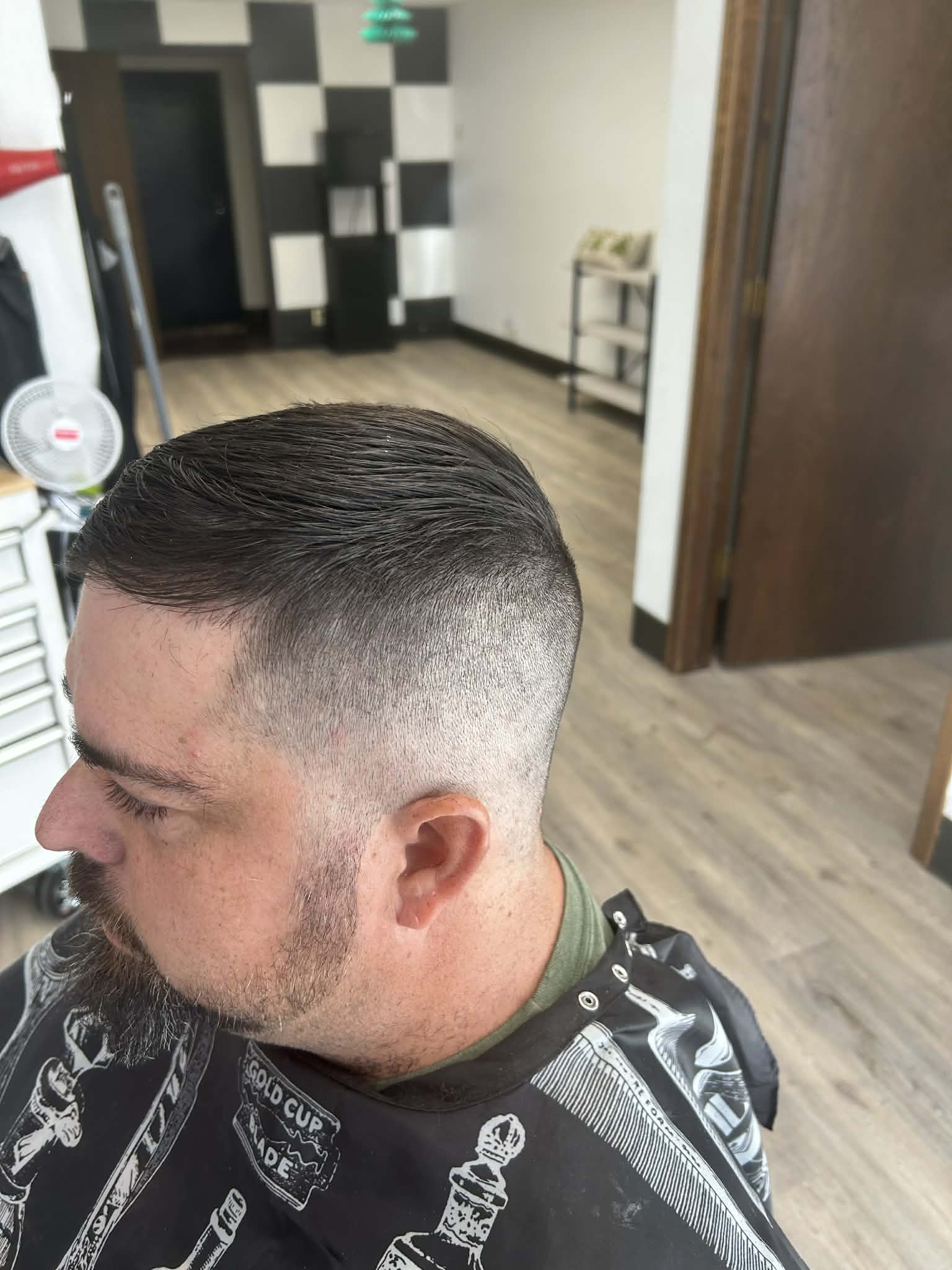 Men's cut portfolio photo.