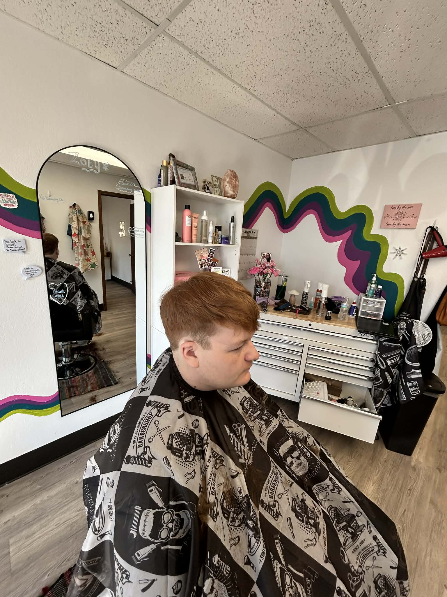 Men's cut portfolio photo.