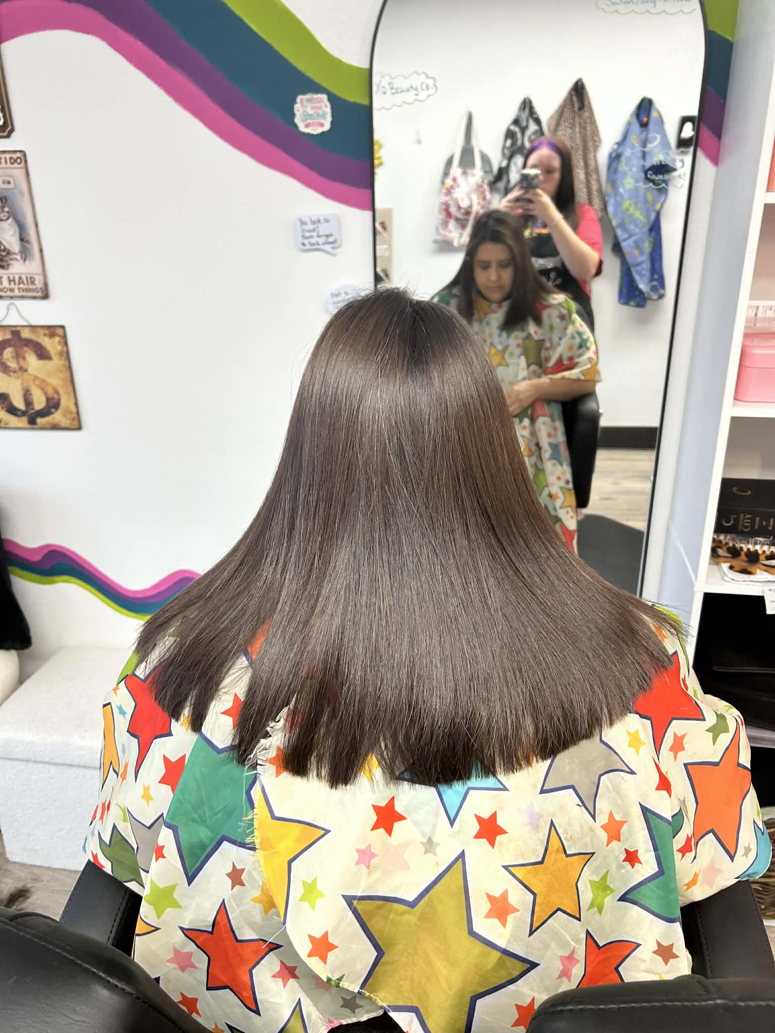 Women's cut portfolio photo.